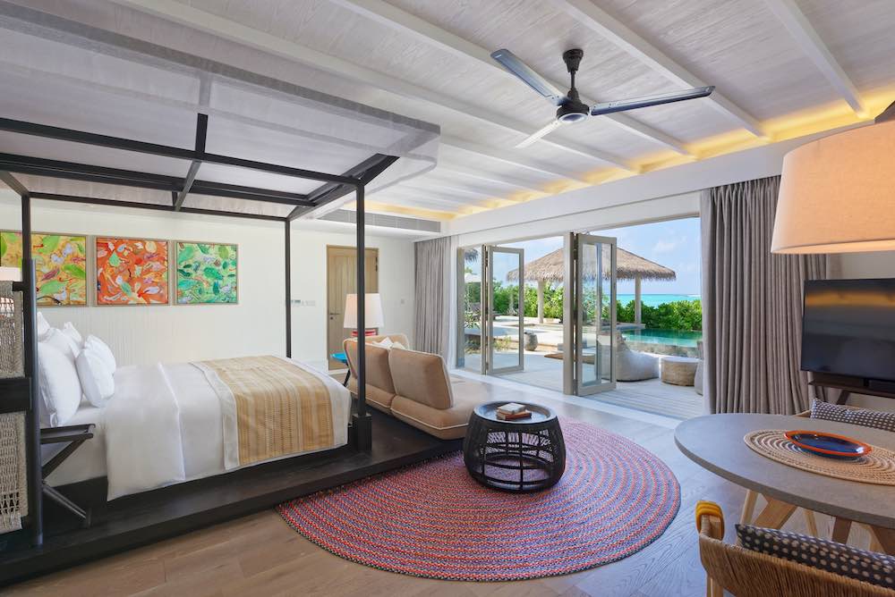 Two Bedroom Beachfront Pool Residence with Club Benefits at InterContinental Maldives Maamunagau Resort by IHG, view 5